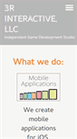 Mobile Screenshot of 3rinteractive.com