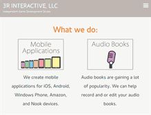 Tablet Screenshot of 3rinteractive.com